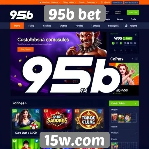 Interface do usuário no site 95b bet é intuitiva